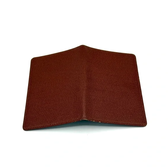 Vintage Louis Vuitton Taiga Passport Cover ✔️Authentic! Brown Early 90’s - Picture 4 of 13